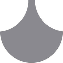Mission Arabesque Heather 8" Fish Scale Encaustic Cement Tile - Avente Tile