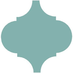 Mission Arabesque Malaga Aqua 10"x10" Cement Tile - Avente Tile