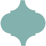 Mission Arabesque Malaga Aqua 8"x8" Cement Tile - Avente Tile