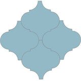 Mission Arabesque Malaga Azul Morocco 8"x8" Cement Tile - Avente Tile