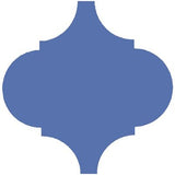 Mission Arabesque Malaga Azul Rey 8"x8" Cement Tile - Avente Tile