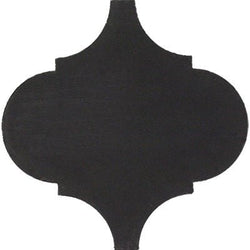 Mission Arabesque Malaga Black 10"x10" Cement Tile - Avente Tile