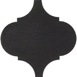 Mission Arabesque Malaga Black 8"x8" Cement Tile - Avente Tile