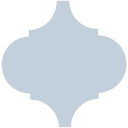 Mission Arabesque Malaga Blue Clair 10"x10" Cement Tile - Avente Tile