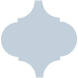 Mission Arabesque Malaga Blue Clair 8"x8" Cement Tile - Avente Tile