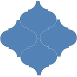 Mission Arabesque Malaga Blue Fonce 8"x8" Cement Tile - Avente Tile