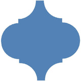 Mission Arabesque Malaga Blue Fonce 8"x8" Cement Tile - Avente Tile