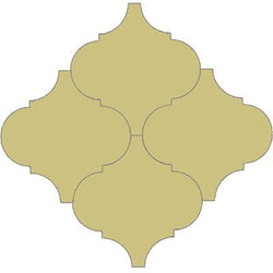 Mission Arabesque Malaga Brun Camois 8"x8" Cement Tile - Avente Tile