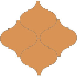 Mission Arabesque Malaga Caramel 8"x8" Cement Tile - Avente Tile