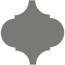 Mission Arabesque Malaga Charcoal 10"x10" Cement Tile - Avente Tile