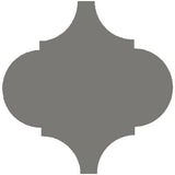 Mission Arabesque Malaga Charcoal 8"x8" Cement Tile - Avente Tile