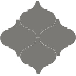 Mission Arabesque Malaga Charcoal 8"x8" Cement Tile - Avente Tile