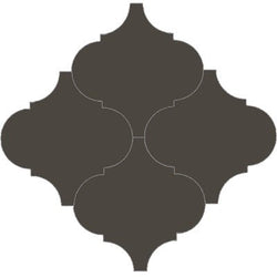 Mission Arabesque Malaga Chocolate 8"x8" Cement Tile - Avente Tile