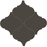 Mission Arabesque Malaga Chocolate 8"x8" Cement Tile - Avente Tile