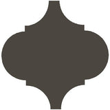 Mission Arabesque Malaga Chocolate 8"x8" Cement Tile - Avente Tile
