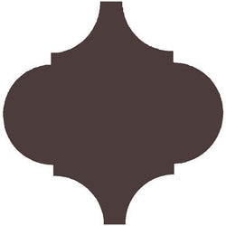 Mission Arabesque Malaga Chocolate Asia 10"x10" Cement Tile - Avente Tile