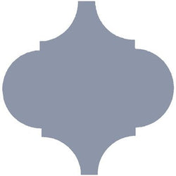 Mission Arabesque Malaga French Blue 10"x10" Cement Tile - Avente Tile