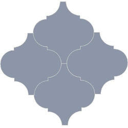 Mission Arabesque Malaga French Blue 8"x8" Cement Tile - Avente Tile