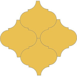 Mission Arabesque Malaga Gold 8"x8" Cement Tile - Avente Tile