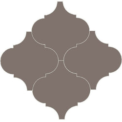 Mission Arabesque Malaga Graphite 8"x8" Cement Tile - Avente Tile