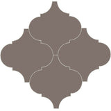 Mission Arabesque Malaga Graphite 8"x8" Cement Tile - Avente Tile