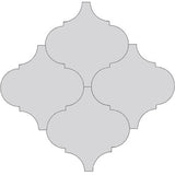 Mission Arabesque Malaga Gray 8"x8" Cement Tile - Avente Tile