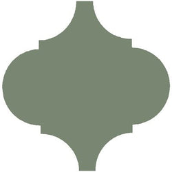Mission Arabesque Malaga Green 10"x10" Cement Tile - Avente Tile