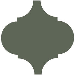 Mission Arabesque Malaga Green Asia 10"x10" Cement Tile - Avente Tile