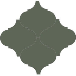 Mission Arabesque Malaga Green Asia 8"x8" Cement Tile - Avente Tile
