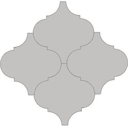 Mission Arabesque Malaga Gris 8"x8" Cement Tile - Avente Tile