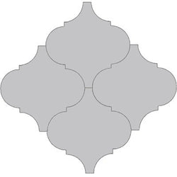 Mission Arabesque Malaga Gris Mexico 8"x8" Cement Tile - Avente Tile