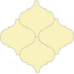 Mission Arabesque Malaga Jaune Clair 8"x8" Cement Tile - Avente Tile