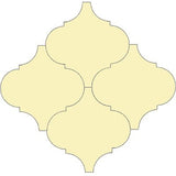 Mission Arabesque Malaga Jaune Clair 8"x8" Cement Tile - Avente Tile
