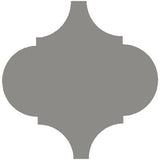 Mission Arabesque Malaga Natural Gray 8"x8" Cement Tile - Avente Tile