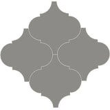 Mission Arabesque Malaga Natural Gray 8"x8" Cement Tile - Avente Tile