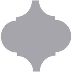 Mission Arabesque Malaga Oxford Gray 10"x10" Cement Tile - Avente Tile