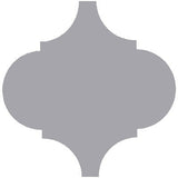 Mission Arabesque Malaga Oxford Gray 8"x8" Cement Tile - Avente Tile