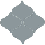 Mission Arabesque Malaga Peacock 8"x8" Cement Tile - Avente Tile