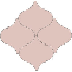 Mission Arabesque Malaga Rosa 8"x8" Cement Tile - Avente Tile