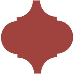 Mission Arabesque Malaga Rouge 10"x10" Cement Tile - Avente Tile