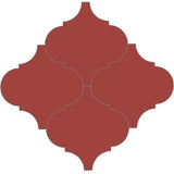 Mission Arabesque Malaga Rouge 8"x8" Cement Tile - Avente Tile