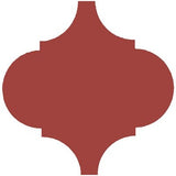 Mission Arabesque Malaga Rouge 8"x8" Cement Tile - Avente Tile