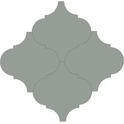 Mission Arabesque Malaga Sage 8"x8" Cement Tile - Avente Tile