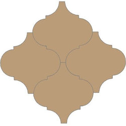 Mission Arabesque Malaga Sand 8"x8" Cement Tile - Avente Tile