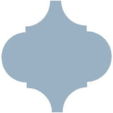 Mission Arabesque Malaga Sky Blue 8"x8" Cement Tile - Avente Tile