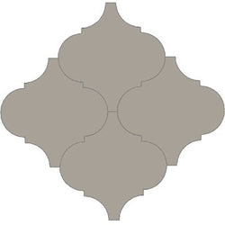 Mission Arabesque Malaga Taupe 8"x8" Cement Tile - Avente Tile