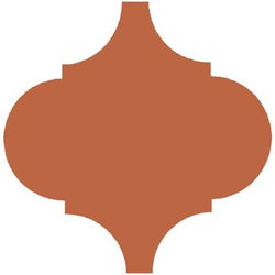 Mission Arabesque Malaga Terracotta 10"x10" Cement Tile - Avente Tile