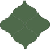 Mission Arabesque Malaga Verde Canada 8"x8" Cement Tile - Avente Tile