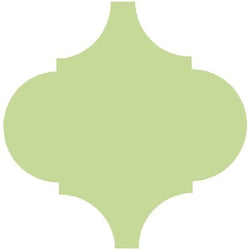 Mission Arabesque Malaga Verde Caribe 10"x10" Cement Tile - Avente Tile