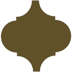 Mission Arabesque Malaga Verde Militar 10"x10" Cement Tile - Avente Tile